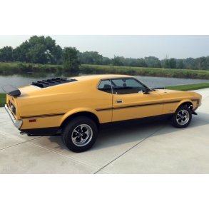 Frontrude 2 tonet Mustang Fastback 1971 til 1973 (DW800GB - DW772GB)