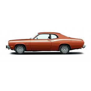 Frontrude 2 tonet Plymouth Duster, Dodge Dart & Dodge Demon 1970 til 1976
