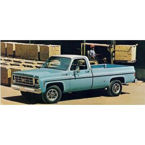Dr venstre for Chevrolet C/K - Blazer/Suburban 1973 til 1976 (Brugt Texas import)