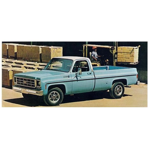 Dr venstre for Chevrolet C/K - Blazer/Suburban 1973 til 1976 (Brugt Texas import)
