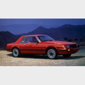 Frontrude 2 tonet Ford Mustang 1979 til 1993 (DW900GB - DW1095GB)