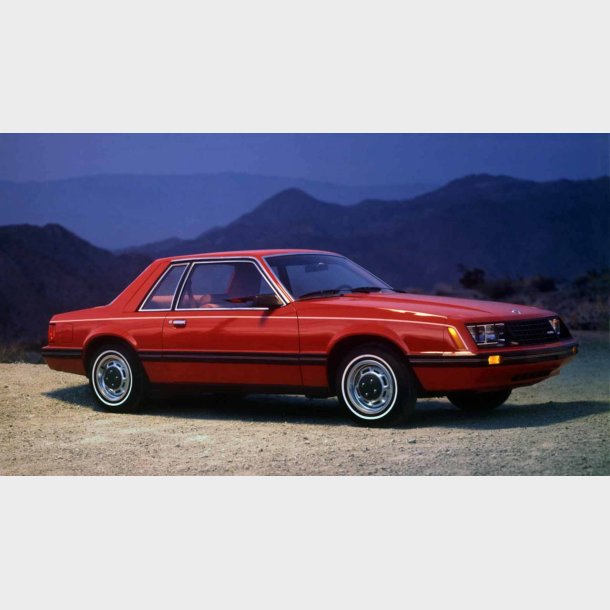 Frontrude 2 tonet Ford Mustang 1979 til 1993 (DW900GB - DW1095GB)