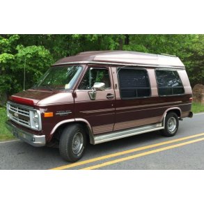 Frontrude 2 tonet Chevrolet van G10-30 1993 til 1996 (DW1162GB - DW925GB - DW926GB)