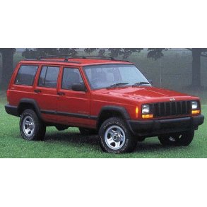 Drrude grn venstre for Jeep Cherokee 4 drs 1998 til 2001 Brugt Texas import