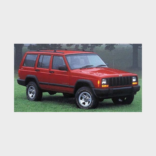 D�rrude gr�n venstre for Jeep Cherokee 4 d�rs 1998 til 2001 Brugt Texas import