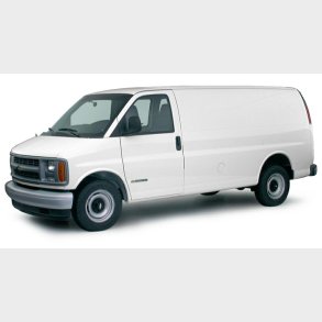 Forsk�rm h�jre Chevrolet Express van 1996 til 2002 (Brugt Texas import)