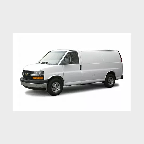 Frontrude 2 tonet Chevrolet Express van 2004 til 2011 m/spejlbeslag (DW1580GB) (HAR EN LILLE FEJL)