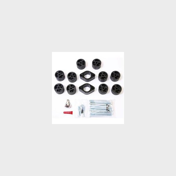 Lift kit 1" = 25,4mm. undervogns b�snings-kit til Jeep Wrangler fra �rgang 2007 til 2011