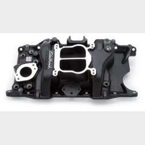 Indsugningsmanifold 'Black Coated' Edelbrock Mopar S/B V8 318,340 & 360