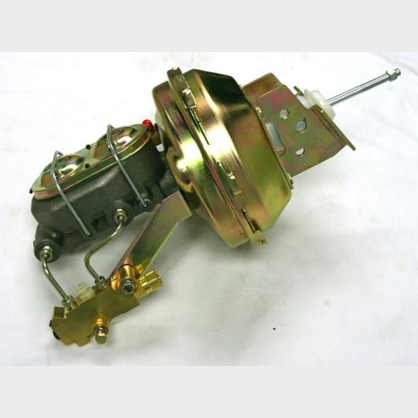 Bremseforst�rker 9"  med hovedcyl. og reduktionsventil GM 1967 til 1974 (GM-228 GM228 1K1A3)