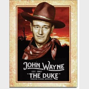 Metalskilt John Wayne 