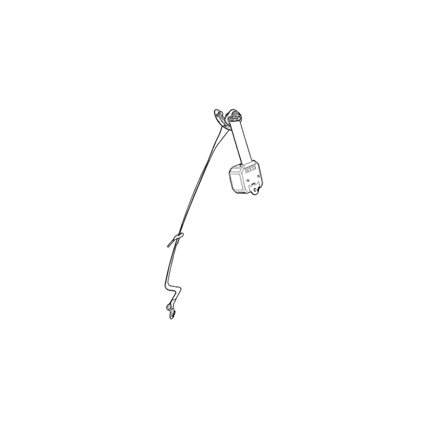 Sikkerhedssele venstre rulle sort (GM 22988557) Seat Belt