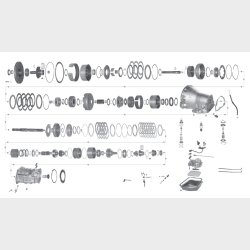 Gearkasse renoveringss�t u/st�lplader Dodge Truck, Jeep Grand Cherokee 1990 til 1998 (WIT 22004E)