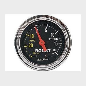 Auto Meter Traditional Chrome vaccum-m�ler 2 1/16
