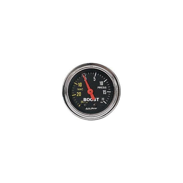 Auto Meter Traditional Chrome vaccum-mler 2 1/16" dia. 2401