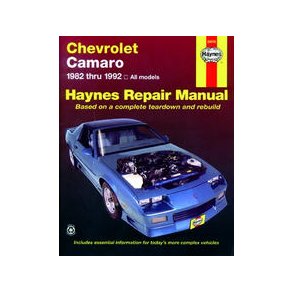 Haynes Reparations Hndbog, Chevrolet Camaro V8 1982 til 1992