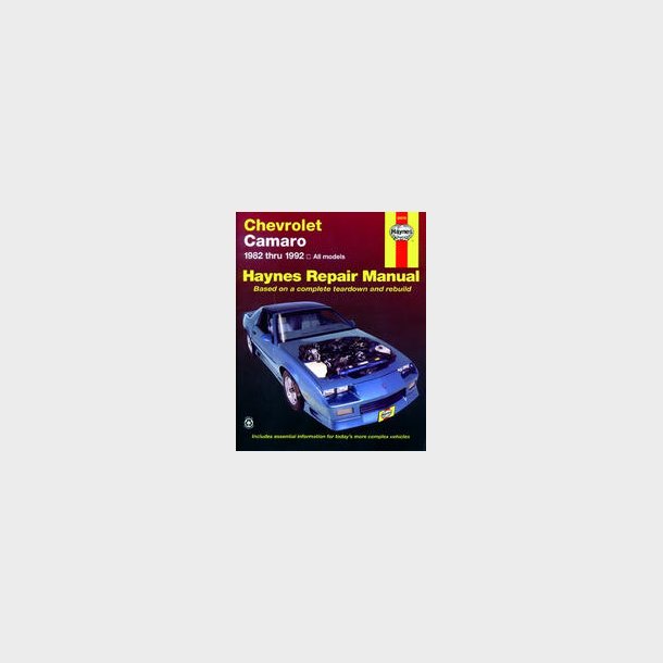 Haynes Reparations H�ndbog, Chevrolet Camaro V8 1982 til 1992