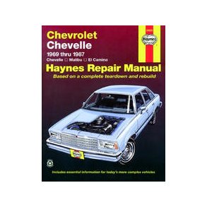 Haynes Reparations Hndbog, Chevrolet Chevelle, Malibu & El-Camino 1969 til 1987