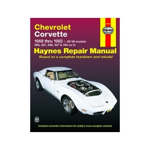 Haynes Reparations Hndbog, Chevrolet Corvette 1968 til 1982