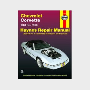 Haynes Reparations H�ndbog, Chevrolet Corvette 1984 til 1996 (Eck 121810 - Haynes 24041)
