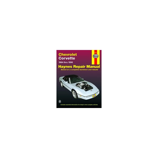 Haynes Reparations Hndbog, Chevrolet Corvette 1984 til 1996 (Eck 121810 - Haynes 24041)