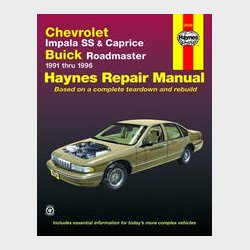 Haynes Reparations H�ndbog, Chevrolet Caprice/Impala 1991 til 1996