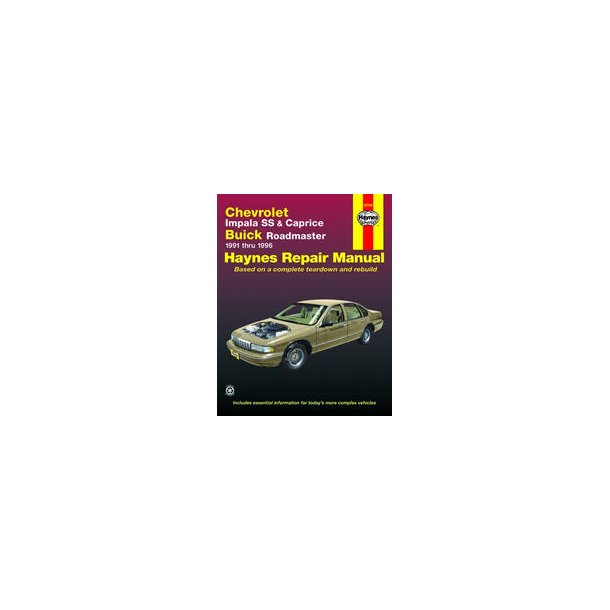 Haynes Reparations Hndbog, Chevrolet Caprice/Impala 1991 til 1996