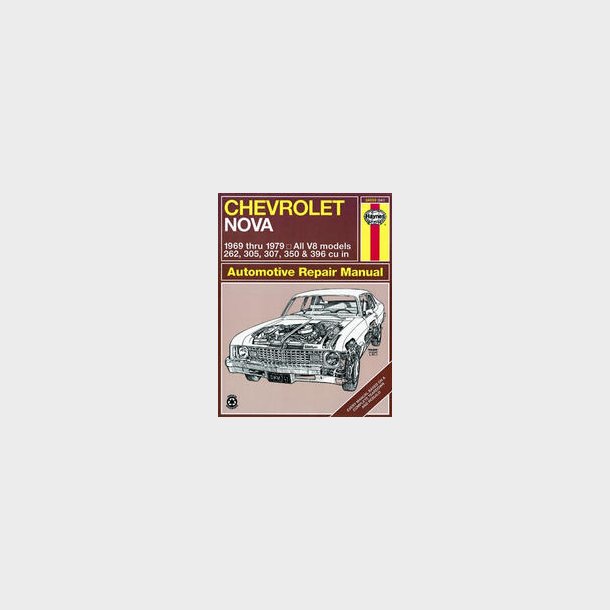 Haynes Reparations H�ndbog, Chevrolet Nova 1969 til 1979