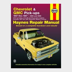 Haynes Reparations H�ndbog, Chevrolet Pick-up 1967 til 1987