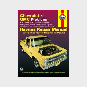 Haynes Reparations H�ndbog, Chevrolet Pick-up 1967 til 1987