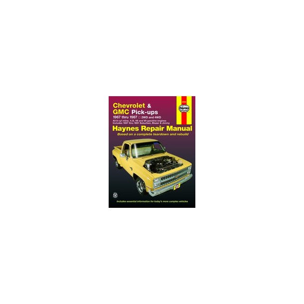 Haynes Reparations Hndbog, Chevrolet Pick-up 1967 til 1987