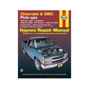 Haynes Reparations Hndbog, Chevrolet Pick-up, Suburban & Tahoe 1988 til 1998