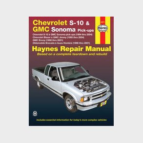 Haynes Reparations H�ndbog, Chevrolet S10 Blazer/Pick-up 1994 til 2001