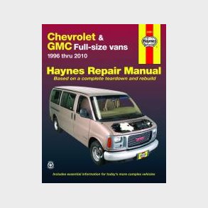 Haynes Reparations H�ndbog, Chevrolet Full-Size Van 1996 til 2010
