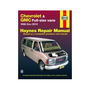 Haynes Reparations Hndbog, Chevrolet Full-Size Van 1996 til 2010