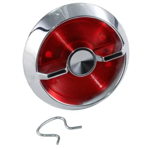 Corvette Door Lock Knob With Reflectors 1963-1964