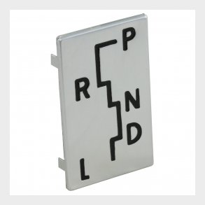 Corvette Shifter Indicator Plate Automatic Transmission Aluminum 1963 