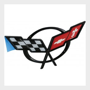Corvette Bumper Emblem Front  1997-2002 And 2004 
