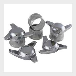 Spinner s�t med 4 stk. i chrom med holder Corvette 1976 til 1982 (37092 - 251103071)
