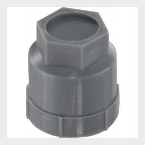 Corvette Lug Nut Cap Gray Plastic 1986-1990 