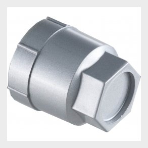 Corvette Lug Nut Cap Silver Plastic 1988, 1990-1996