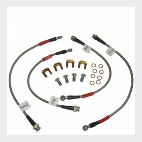 Corvette Braided Brake Hose Set Stainless Steel 2005-2013 