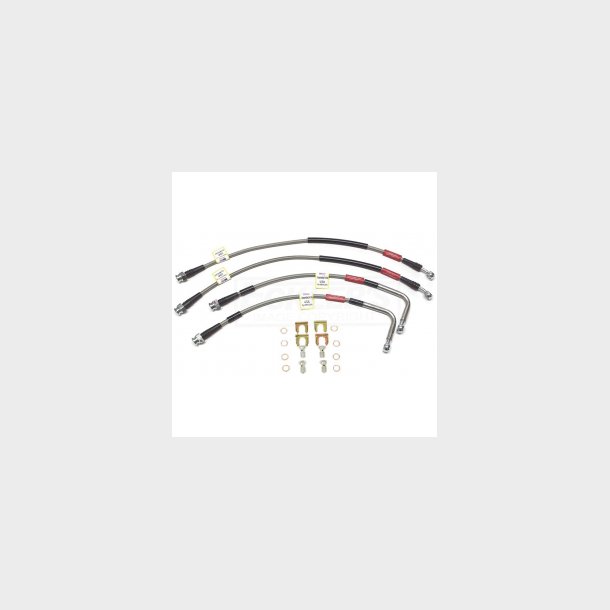 Corvette Stainless Braided DOT Brake Hose Set 2014-2017 