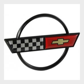 Corvette Gas Door Emblem, 1984-1990 