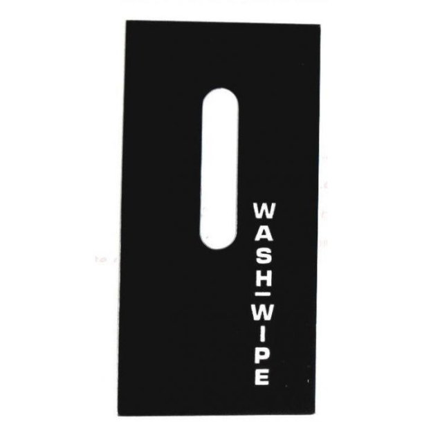 Corvette Windshield Wiper Switch Decal 1978-1979