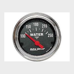 Auto Meter Traditional Chrome vand-temperaturm�ler 2-1/16