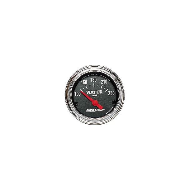 Auto Meter Traditional Chrome vand-temperaturmler 2-1/16" dia. 2532