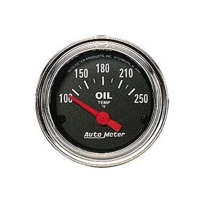 Auto Meter Traditional Chrome olie-temperaturmler 2 1/16