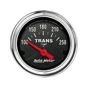 Auto Meter Traditional Chrome olie-temperaturmler gearkasse 2 1/16