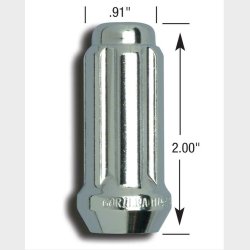 Hjulm�trik 14 x 2 mm. konus s�t m. 32 stk. og top (Gorilla 26105HT)